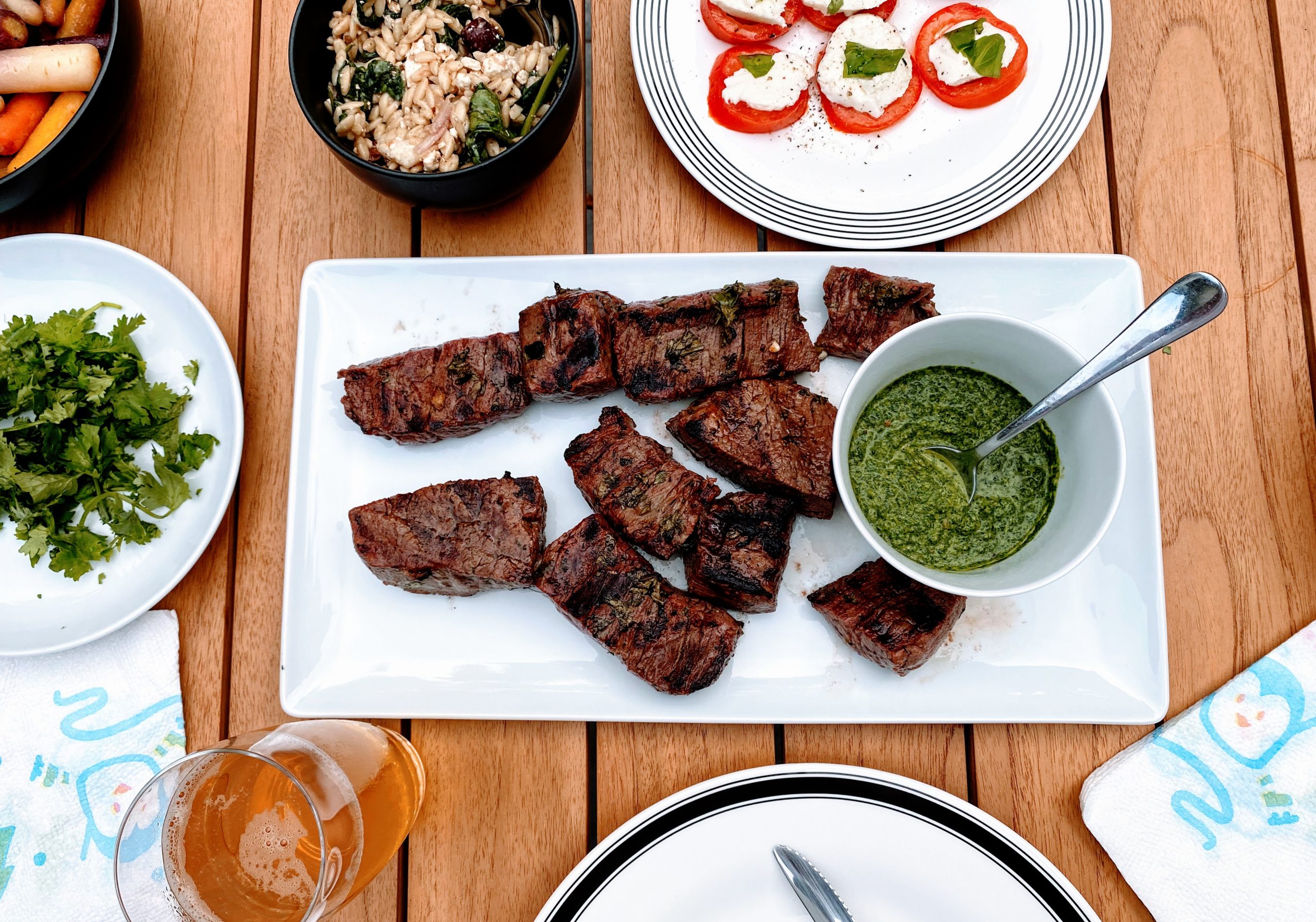 Chimichurri dan Carne Asada, Menu Favorit di Restoran Las Norias